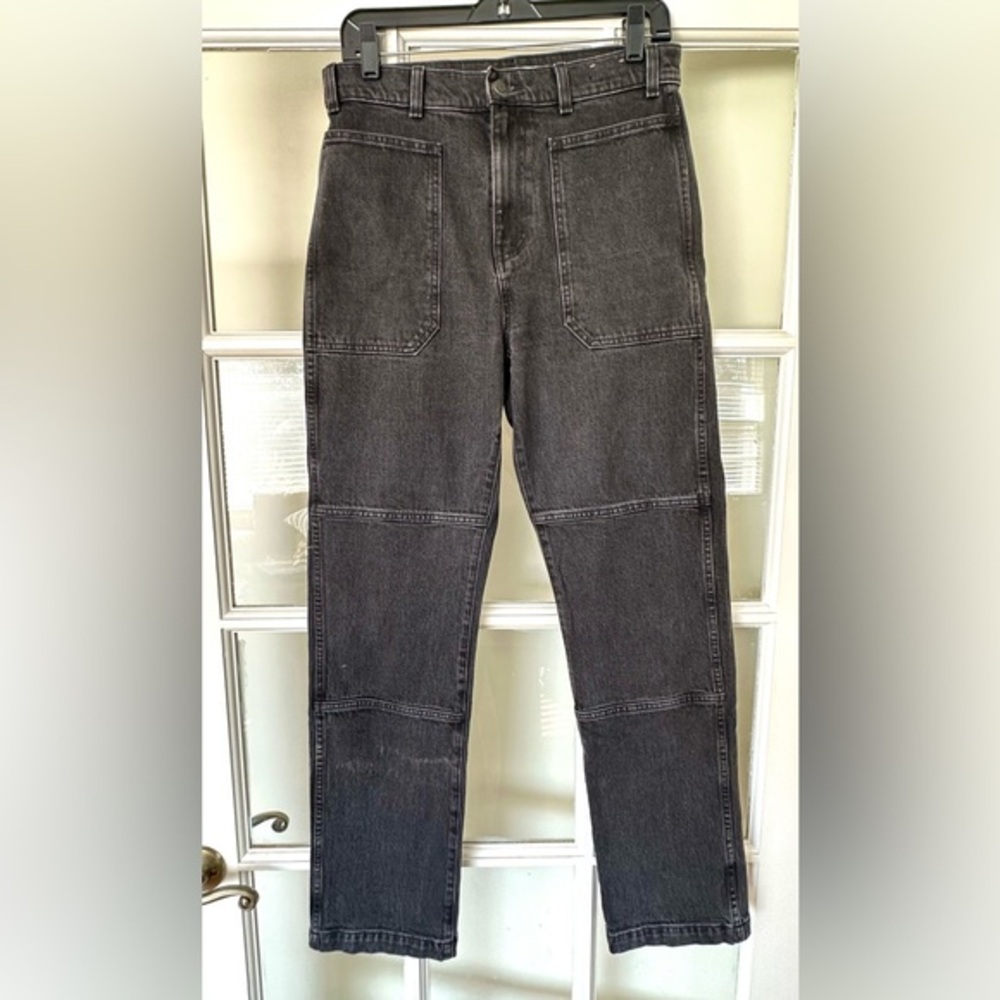Madewell 90’s Straight Leg Black Denim Jeans Size  28